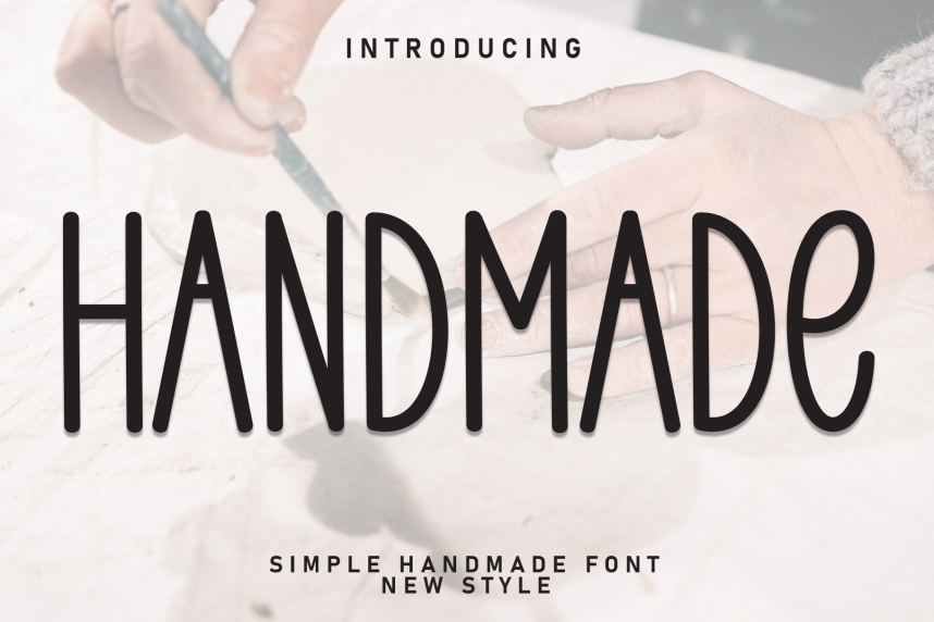 Handmade Simple Handmade Font - Befonts