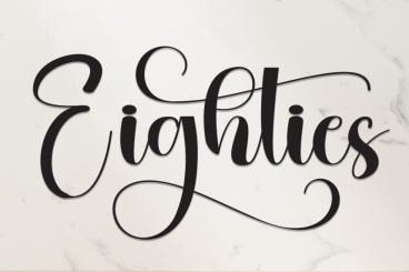 Eighties - Modern Script Handwritten Font