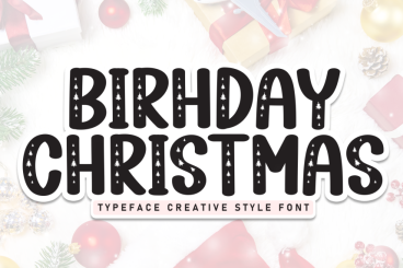 Birthday Christmas - Creative Style Font