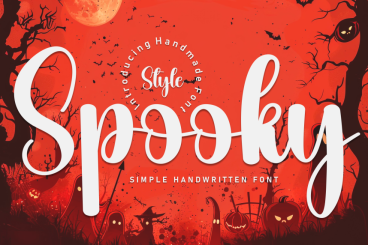 Spooky Script Simple Handwritten Font