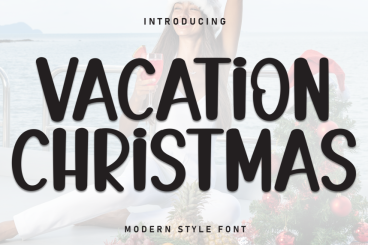 Vacation Christmas - Modern Style Font