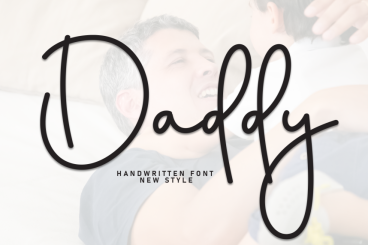 Daddy - Simple Handwritten Font