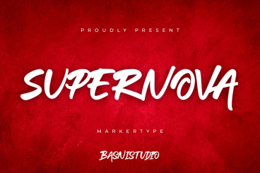 Supernova a Markertype Font