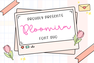 Bloomira Monoline Script Font