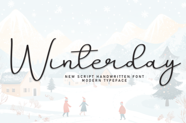 Winterday - New Simply Handwritten Font