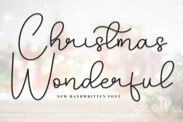 Christmas Wonderful - New Style Handwritten Font