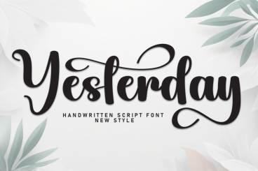 Yesterday - New Style Handwritten Font