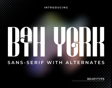 Bath York Sans Serif Font