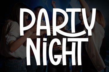 Party Night - Modern Playful Font