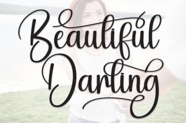 Beautiful Darling Style Script Font