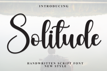 Solitude Handwritten Script Font