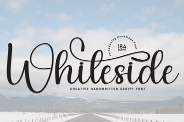 Whiteside Handwritten Script Font