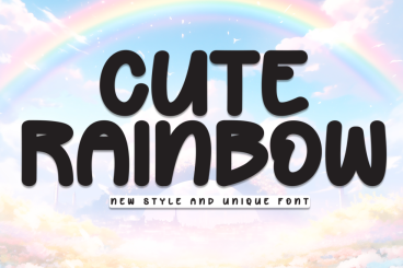 Cute Rainbow - Playful And Unique Font