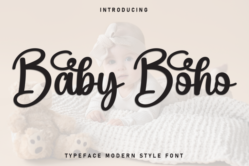 Baby Boho Style Script Font - Befonts