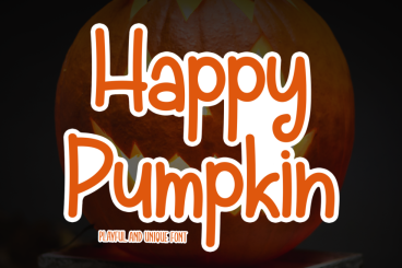 Happy Pumpkin - Playful And Unique Font