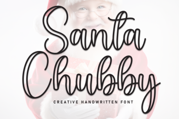 Santa Chubby Style Script Font