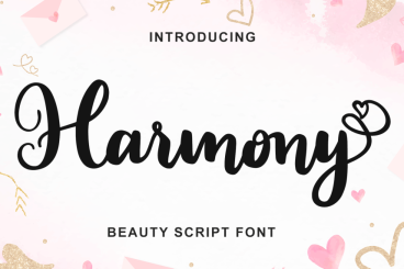 Harmony Style Script Font