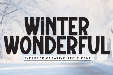 Winter Wonderful Playful Font