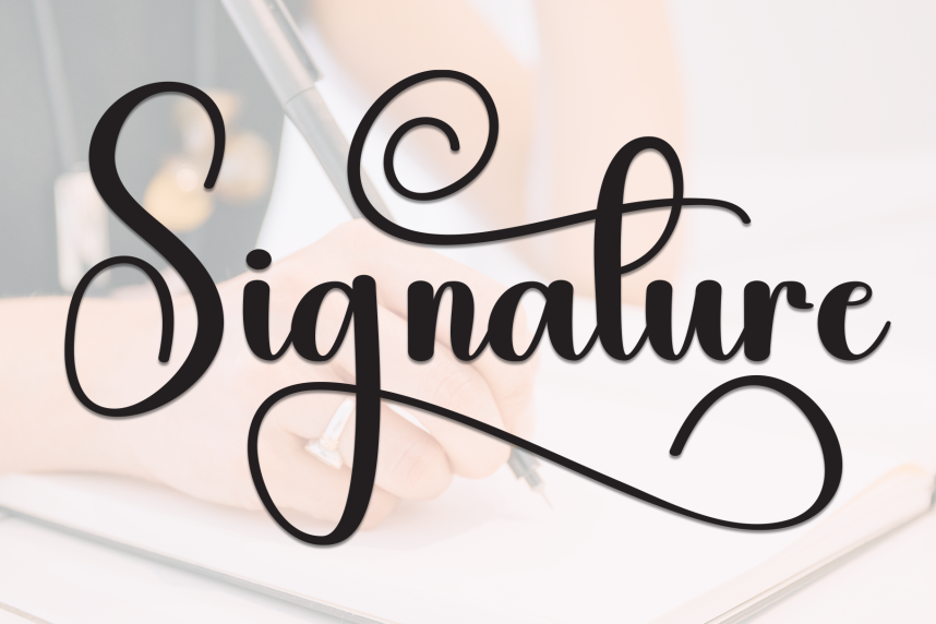 Sign Script Fonts Signature - New Script Handwritten Font - Befonts