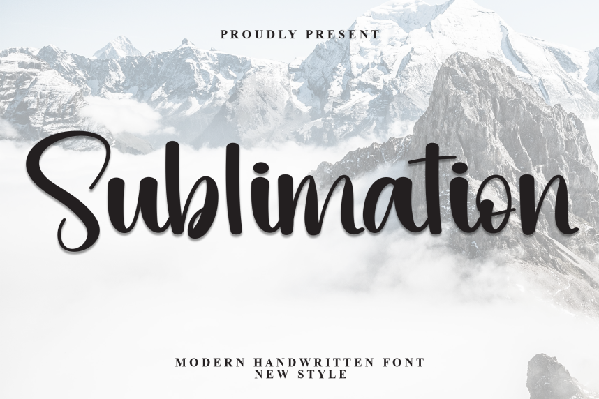 Sublimation Style Script Font - Befonts