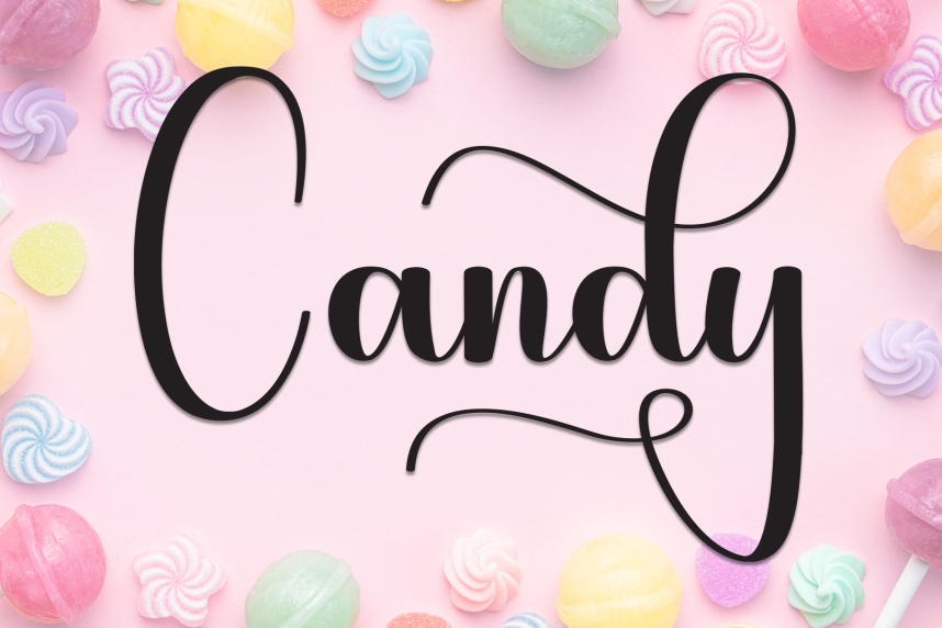 Candy - New Script Handwritten Font - Befonts