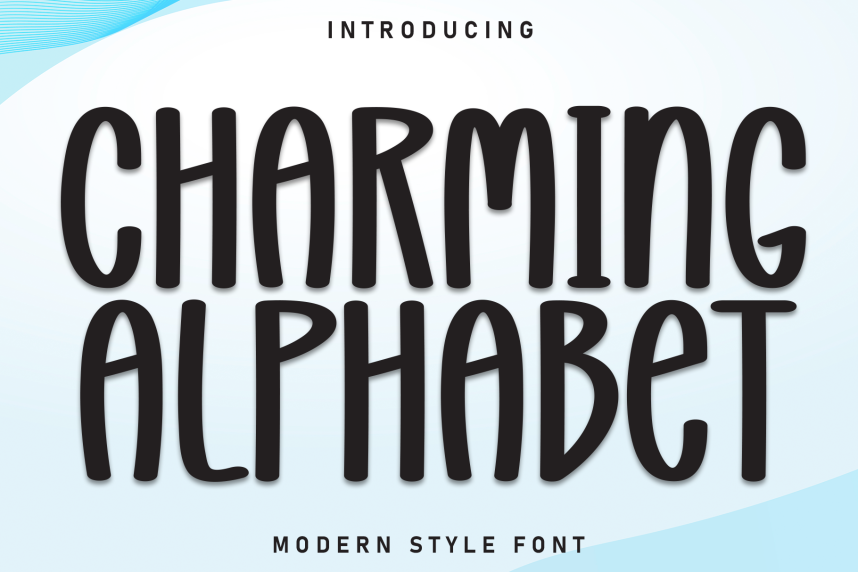 Charming Alphabet - Modern Handmade Font - Befonts
