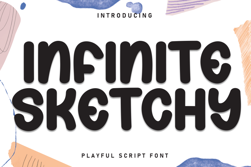 Infinite Sketchy Playful Font - Befonts