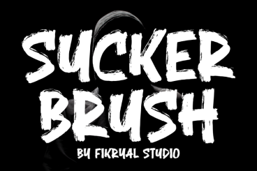 Sucker Brush Font
