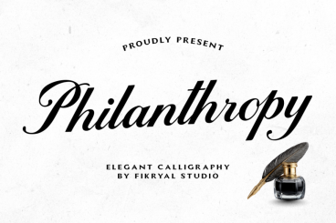 Philanthropy – Elegant Calligraphy Font