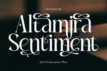 Altamira Sentiment - Elegant Serif Font