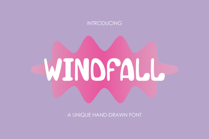 PGR Windfall - Bubbly Unique Font - Befonts