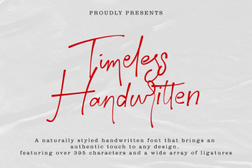 Timeless Handwritten Font