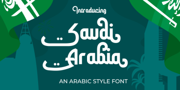 Saudi Arabia Font