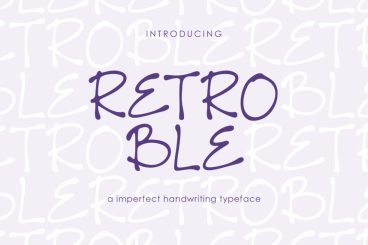 Retroble Scribble Font