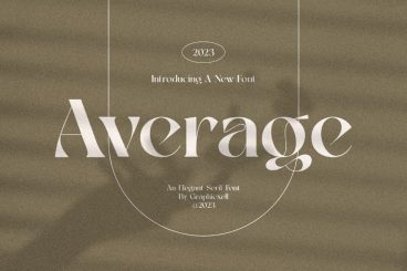 Average - Elegant Serif Font