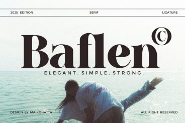 Baflen Font