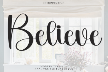 Believe - Modern Simple Font