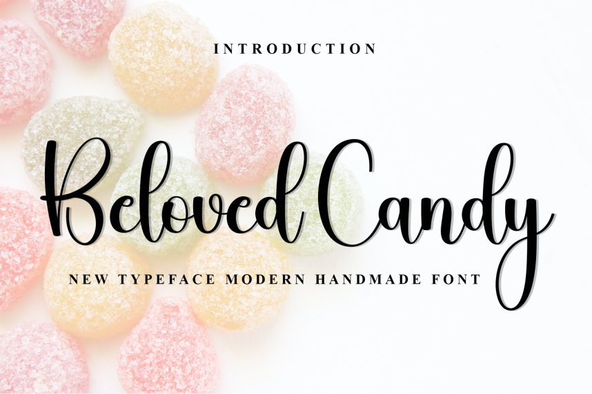 Beloved Candy - New Script Handwritten Font - Befonts