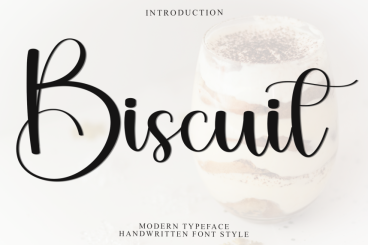 Biscuit - Modern Handwritten Font