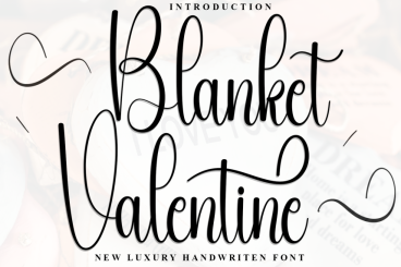 Blanket Valentine - Elegant Script Handwritten Font