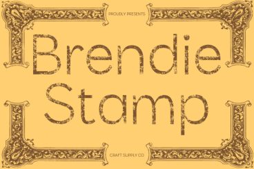 Brendie Stamp Font 