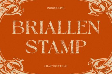 Briallen Stamp Font