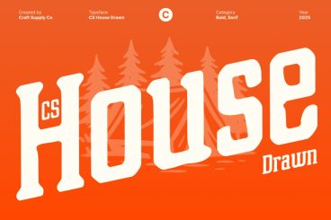 CS House Drawn Font