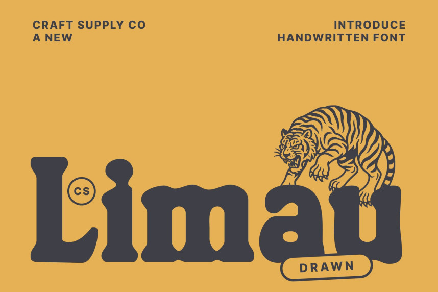 CS Limau Drawn Font - Befonts