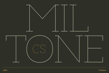 CS Miltone Font