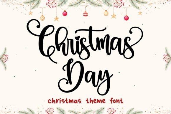 Christmas Day Script Font - Befonts