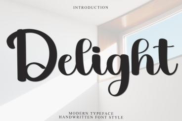 Delight Style Script Font