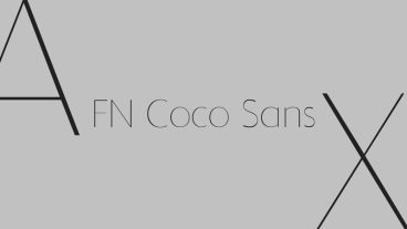 FN Coco Sans Font