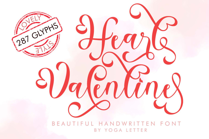 Heart Valentine Font - Download Free Font