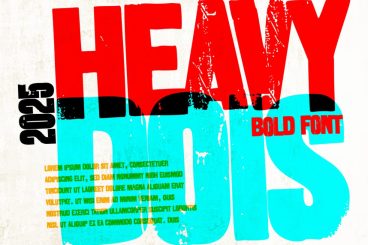 Heavy Dois Font